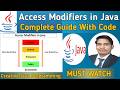 Access Modifiers in Java | Types of Access Modifiers | Core Java | Creative Java Programming