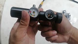 PCP adjustible regulator output. 500 to 3000 psi output.  M18x1. 5 thread to tank