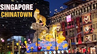 [ 8K ]  CHINATOWN STREET LIGHT UP 2022 || CHINESE NEW YEAR 2022