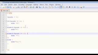 If Statement in PHP - Tutorial 4
