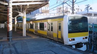 [オリンピックラッピング] E231系500番台中央総武線 新検見川(JB-36)発車