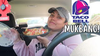Taco Bell mukbang | finally going to DR Chit chat