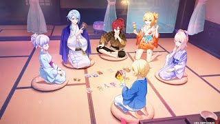 Bathhouse Scene Inazuma Festival featuring Ayaka, Ayato, Yoimiya, Kokomi, Heizou Genshin Impact