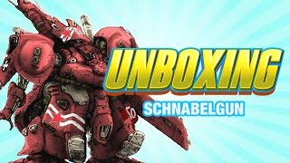 Schnabelgun Mecha Kit UNBOXING - Garage Resin Kit by Kallamity with Lincoln Wright