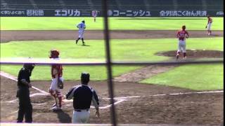 2014/10/26　第２７回ＪＲグループ硬式野球大会準決勝戦　西日本対九州　６回裏