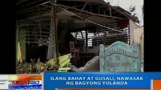 NTG: Ilang bahay at gusali, nawasak ng Bagyong Yolanda