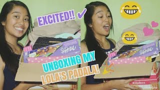 UNBOXING MY LOLA'S PADALA FROM AMERICA! 🤑🤗✔️ /VLOG#1🎉