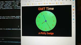 Clock Numbers Added with VPython