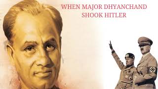 WHEN MAJOR DHYANCHAND SHOOK HITLER WITH HIS REPLY| BRIGHTWAYZ| ANECDOTE SERIES