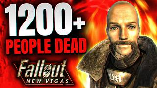 I Killed EVERYONE in Fallout New Vegas