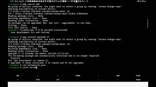 How to write, compile, and run Java programs on Android — using Termux 📱