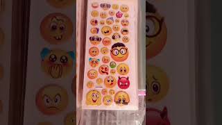 Emoji stickers😀🥰😍😜🤪🤩😎🤓#happy face emoji#stationery #cute smiley face