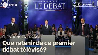 Élections en France : premier débat télévisé des législatives | 24•60