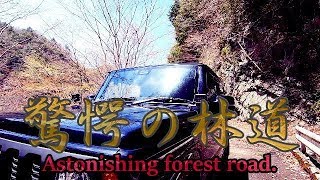 新型ジムニーJB64!  驚愕の林道現る! Astonishing forest roads appear 奈良県野迫川村林道樋川線! 思わず絶叫!