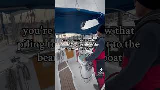 THE KEY to confident Docking 🔑 #sailingtips #sailing #boating