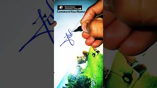 The fastest way to sign ✍️ #signature #ideas #artsy #youtubegood #signature #plzsubscribe 🙏