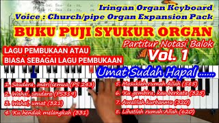 Lagu Pembukaan Puji Syukur dalam alunan Church/Pipe Organ Expansion Pack (Vol. 1)