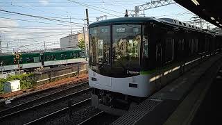 【2022.04.30】京阪電車7200系(7203号車)第3編成普通出町柳までが発車。中書島駅