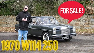 1970 MERCEDES W114 FOR SALE AND ITS BEAUTIFUL!