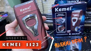 Kemei 1123 unboxing with RPM test | 10,000 RPM will be? ?