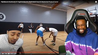 BRUH IM CRYING LAUGHING! FlightReacts Cashnasty 1v1 Against Meechie "Bald Head" Terry! D1 Basketball