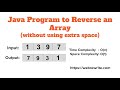 Java Program to Reverse an Array
