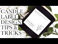 *Updated* How I Design & Print My Candle Labels | Label Paper, Printer & Software | Tips & Tricks