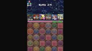 パズドラ【ツインリット降臨初見2コンゼウスパ】