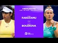 Emma Raducanu vs. Marie Bouzkova | 2024 Abu Dhabi Round 1 | WTA Match Highlights