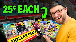 Underpriced Video Games at the Dollar Store!
