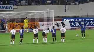 ヴィッセル神戸  2008.08.23  VISSEL  KOBE  vs  GAMBA  遠藤のコロコロＰＫ阻止！