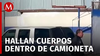 Hallan 3 cadáveres al interior de una camioneta abandonada en Baja California