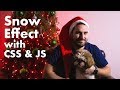 How to Create a Snow Effect Animation with CSS and JS