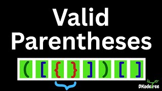 Valid Parentheses - Leetcode 20 Explained 🔥 Stack - Python (Brute-Force to Optimized)