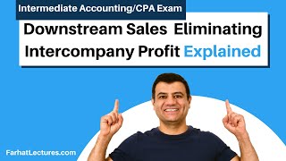 Downstream Sales | Eliminating Intercompany Profit Inventory |  Advanced Accounting | CPA Simulation