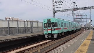 西鉄6050形(4両) 普通 福岡(天神)行(2132レ) 試験場前駅発車