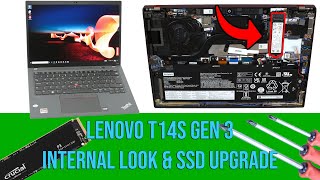 Lenovo T14s Gen 3 (AMD) SSD Upgrade & Internal look
