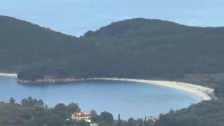 Spectacular views of Ksamil and Butrint in Albania and Avlaki in Corfu