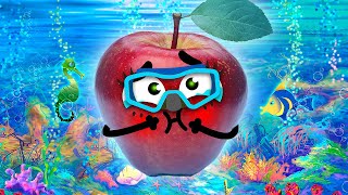 Secret Underwater Life Of Funny Fruits! Sweet Dreems Of Tasty Food! -  # Doodland 638
