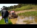 L4508-45HP 4WD Working In Paddy Field On 5ft Rotavator (Kubota L Series)