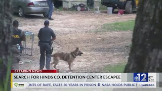 Search underway for Hinds County escapee near Highway 18