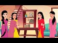 ধনী বোৱাৰী vs দুখীয়া বোৱাৰী assamese animation story assamese cartoon axomiya kahini