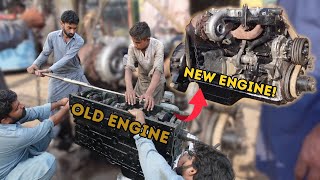 Rebuilding Nissan 6 Cylinder Diesel Engine | Diesel Engine Overhaul | Truck Repairing