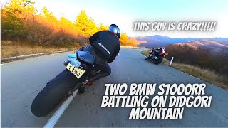 Almost crashed while cornering !!! TWO S1000RR RACING ON DIDGORI MOUNTAIN |