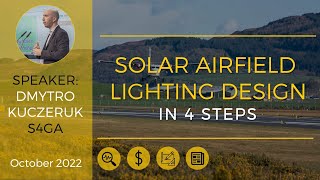 S4GA Webinar: Solar Airfield Lighting Design in 4 Steps