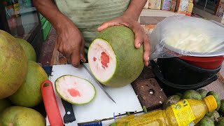 Tasty Masala Jambura Pomelo FruitGrapefruits with Sharp Knife Skills! Bd Food