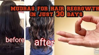 my thin hair changed to thick hair in 30 days just by doing these 4 mudras#youtube#hairgrowth