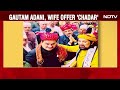 gautam adani his wife offer chadar at ajmer sharif dargah