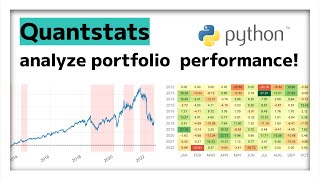 Use Quanstats to check stcok performance in Python!