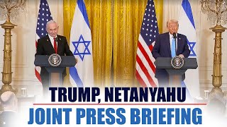 President Trump and Israeli PM Netanyahu hold Joint Briefing | USA  | Middle East